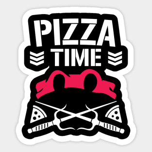 Pizza Time Raph Sticker